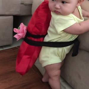 2 left. Baby Sushi Costume Tuna Toro with belt.